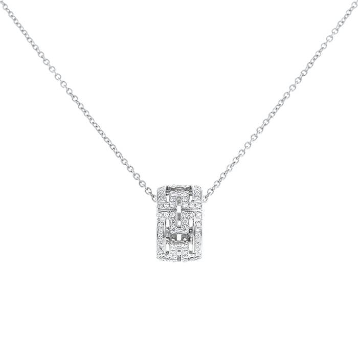 [Kincade Jewelrys]COLLAR PARENTESI PLATA DIAMANTE