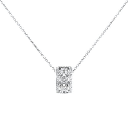[Kincade Jewelrys]COLLAR PARENTESI PLATA DIAMANTE