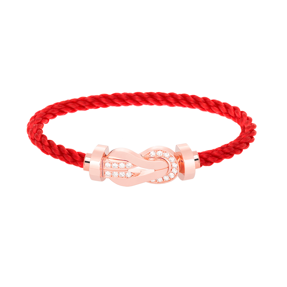 [Kincade Jewelrys] PULSERA GRANDE DE OCHO FIGURAS CON HEBILLA DE MEDIO DIAMANTES EN ORO ROSA