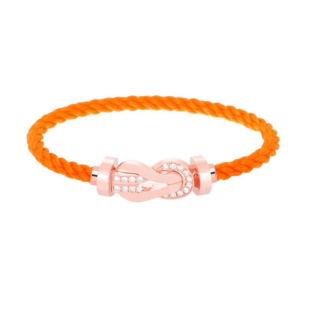 [Kincade Jewelrys] PULSERA GRANDE DE OCHO FIGURAS CON HEBILLA DE MEDIO DIAMANTES EN ORO ROSA