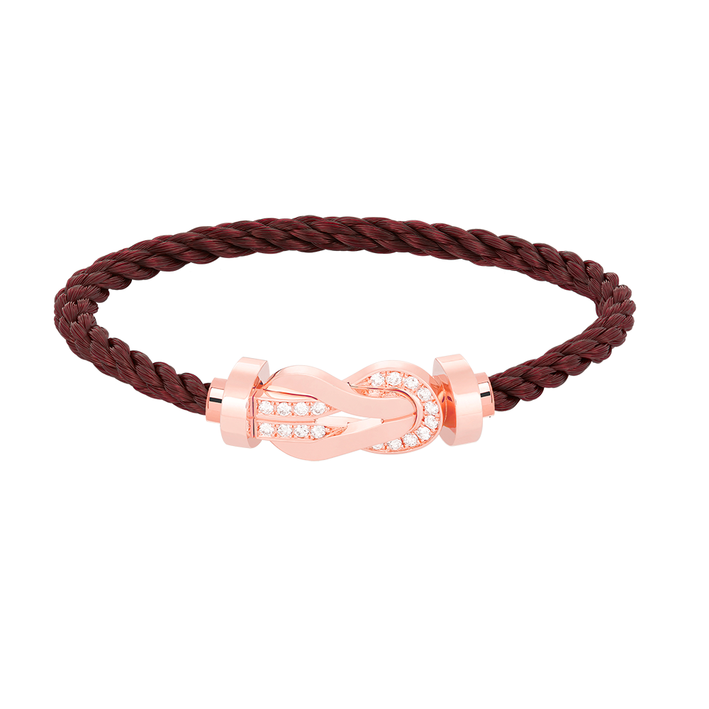 [Kincade Jewelrys] PULSERA GRANDE DE OCHO FIGURAS CON HEBILLA DE MEDIO DIAMANTES EN ORO ROSA