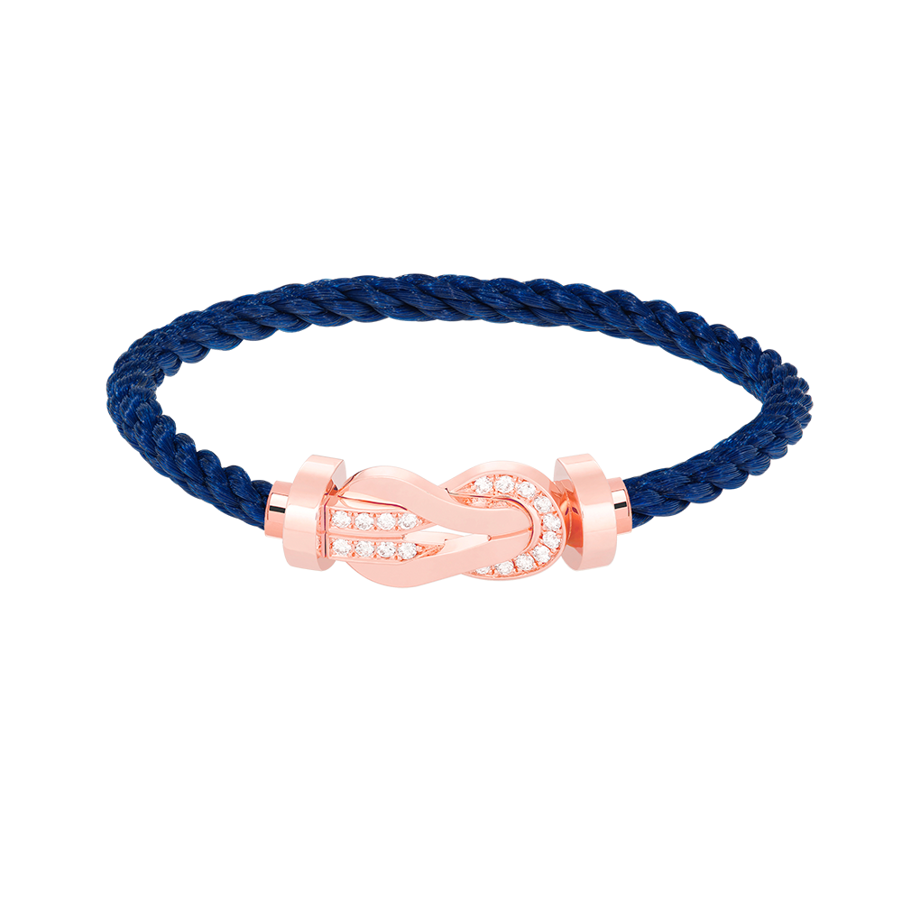 [Kincade Jewelrys] PULSERA GRANDE DE OCHO FIGURAS CON HEBILLA DE MEDIO DIAMANTES EN ORO ROSA