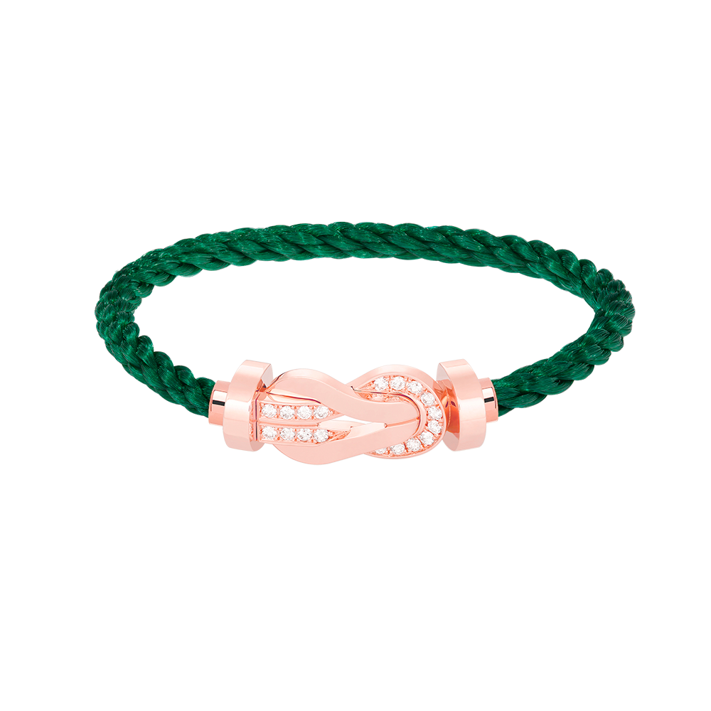 [Kincade Jewelrys] PULSERA GRANDE DE OCHO FIGURAS CON HEBILLA DE MEDIO DIAMANTES EN ORO ROSA