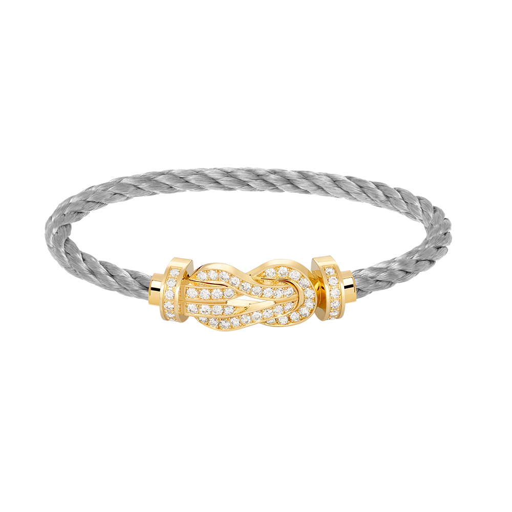 [Kincade Jewelrys] PULSERA GRANDE DE OCHO FIGURAS CON HEBILLA Y DIAMANTES EN ORO