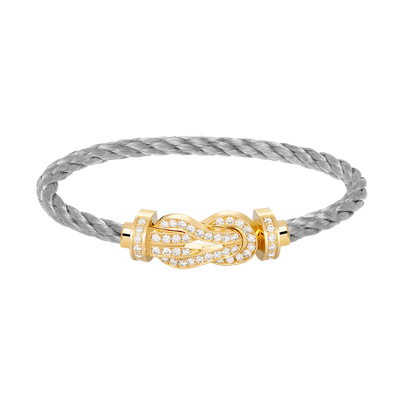[Kincade Jewelrys] PULSERA GRANDE DE OCHO FIGURAS CON HEBILLA Y DIAMANTES EN ORO