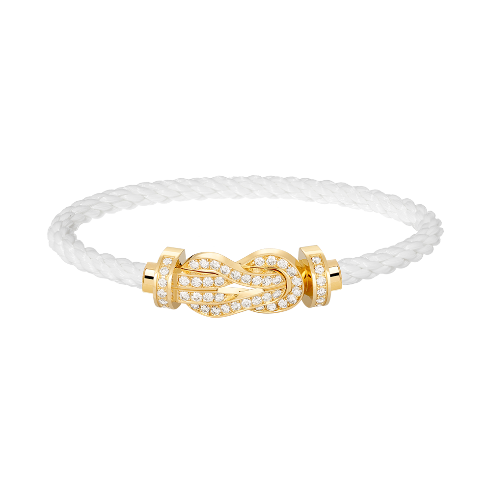 [Kincade Jewelrys] PULSERA GRANDE DE OCHO FIGURAS CON HEBILLA Y DIAMANTES EN ORO