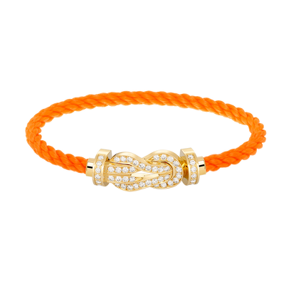 [Kincade Jewelrys] PULSERA GRANDE DE OCHO FIGURAS CON HEBILLA Y DIAMANTES EN ORO