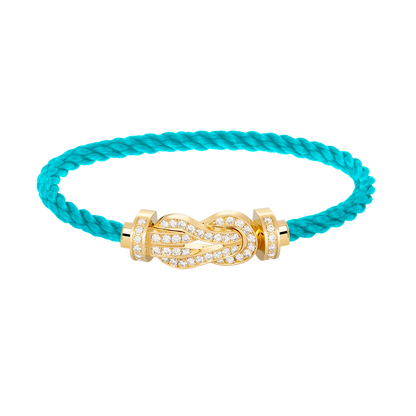 [Kincade Jewelrys] PULSERA GRANDE DE OCHO FIGURAS CON HEBILLA Y DIAMANTES EN ORO