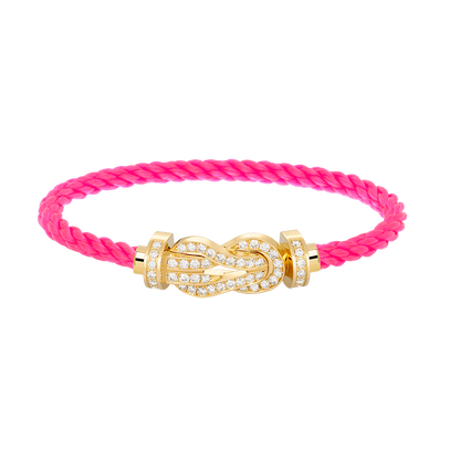 [Kincade Jewelrys] PULSERA GRANDE DE OCHO FIGURAS CON HEBILLA Y DIAMANTES EN ORO