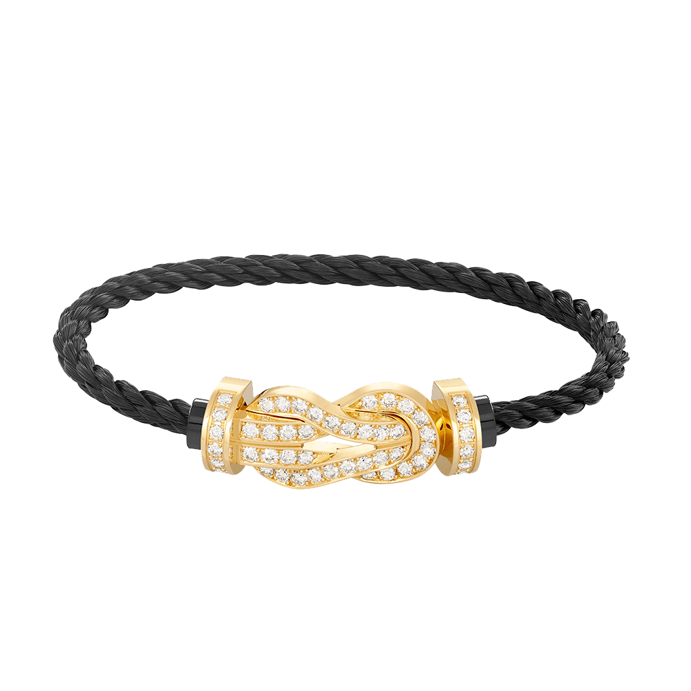 [Kincade Jewelrys] PULSERA GRANDE DE OCHO FIGURAS CON HEBILLA Y DIAMANTES EN ORO