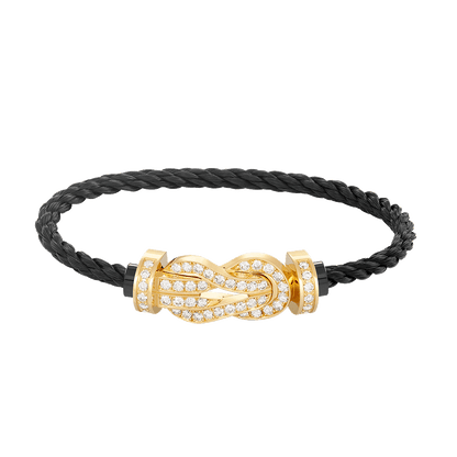 [Kincade Jewelrys] PULSERA GRANDE DE OCHO FIGURAS CON HEBILLA Y DIAMANTES EN ORO