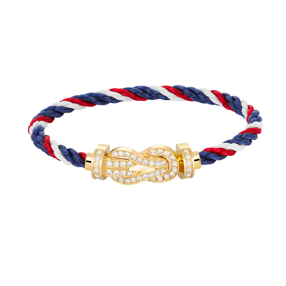[Kincade Jewelrys] PULSERA GRANDE DE OCHO FIGURAS CON HEBILLA Y DIAMANTES EN ORO