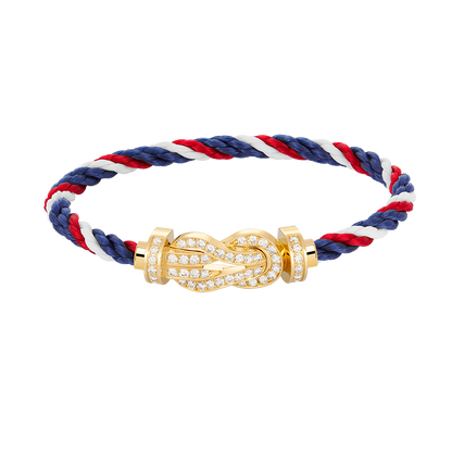 [Kincade Jewelrys] PULSERA GRANDE DE OCHO FIGURAS CON HEBILLA Y DIAMANTES EN ORO