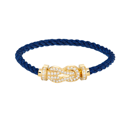 [Kincade Jewelrys] PULSERA GRANDE DE OCHO FIGURAS CON HEBILLA Y DIAMANTES EN ORO