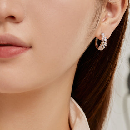 [Kincade Jewelrys]Dazzling Colorful Emerald Cut Daily Earrings