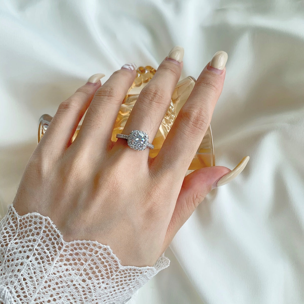 [Kincade Jewelrys]Dazzling Resplendent Round Cut Wedding Ring
