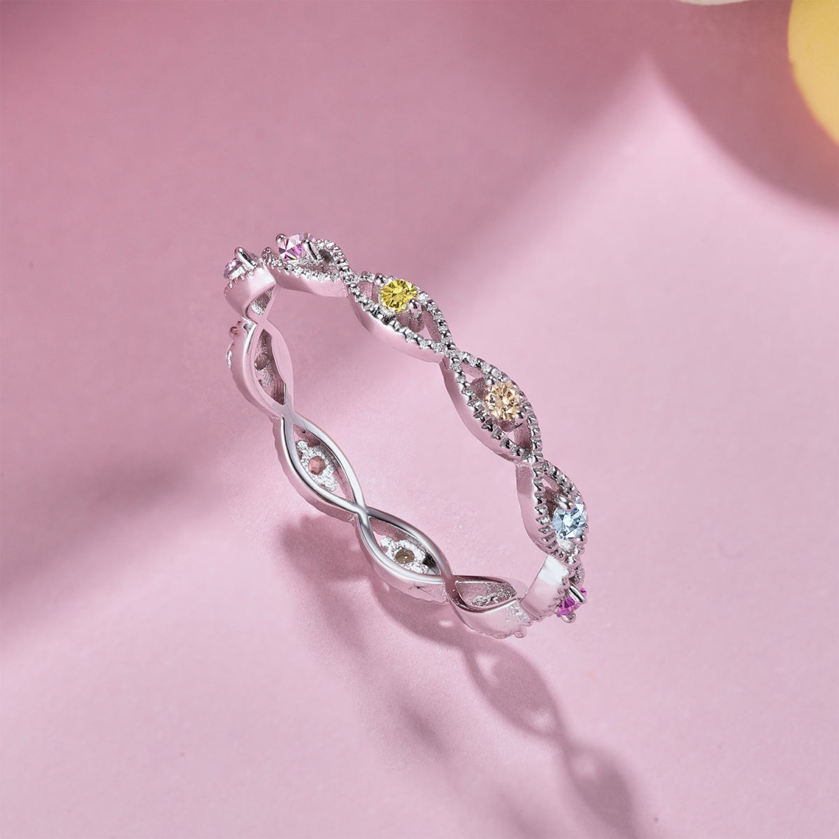 [Kincade Jewelrys]Elegant Energetic Round Cut Daily Ring
