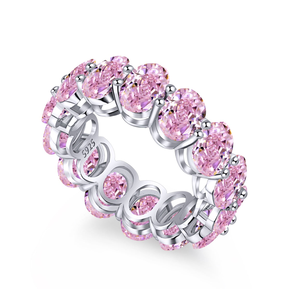 [Kincade Jewelrys]Dainty Elongated Cushion Cut Tennis Ring