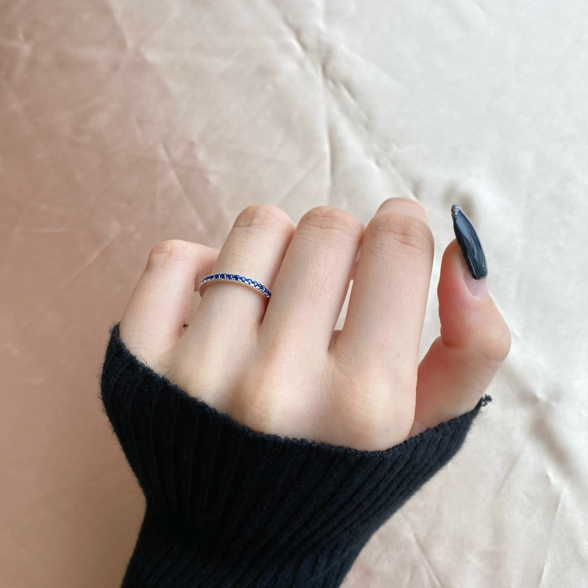 [Kincade Jewelrys]Delicate Sparkling Round Cut Daily Ring