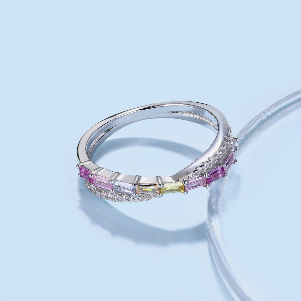 [Kincade Jewelrys]Energetic Elegant Radiant Cut Party Ring