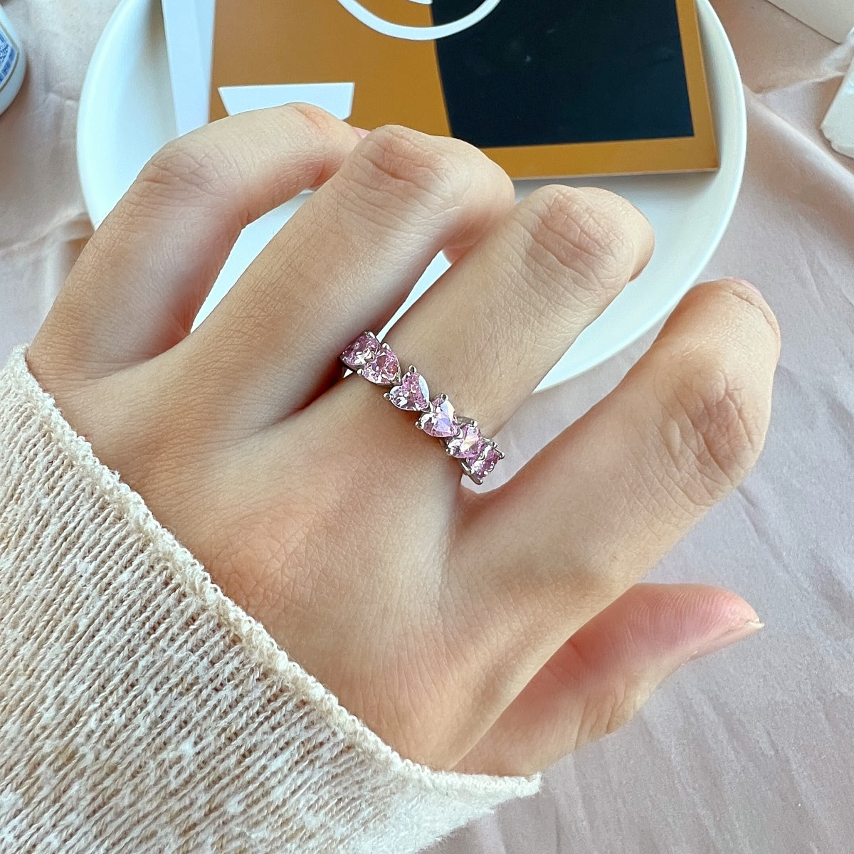 [Kincade Jewelrys]0.25 Carat Radiant Romance Heart Cut Lover Ring