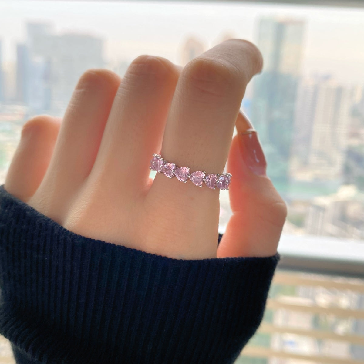 [Kincade Jewelrys]0.25 Carat Radiant Romance Heart Cut Lover Ring