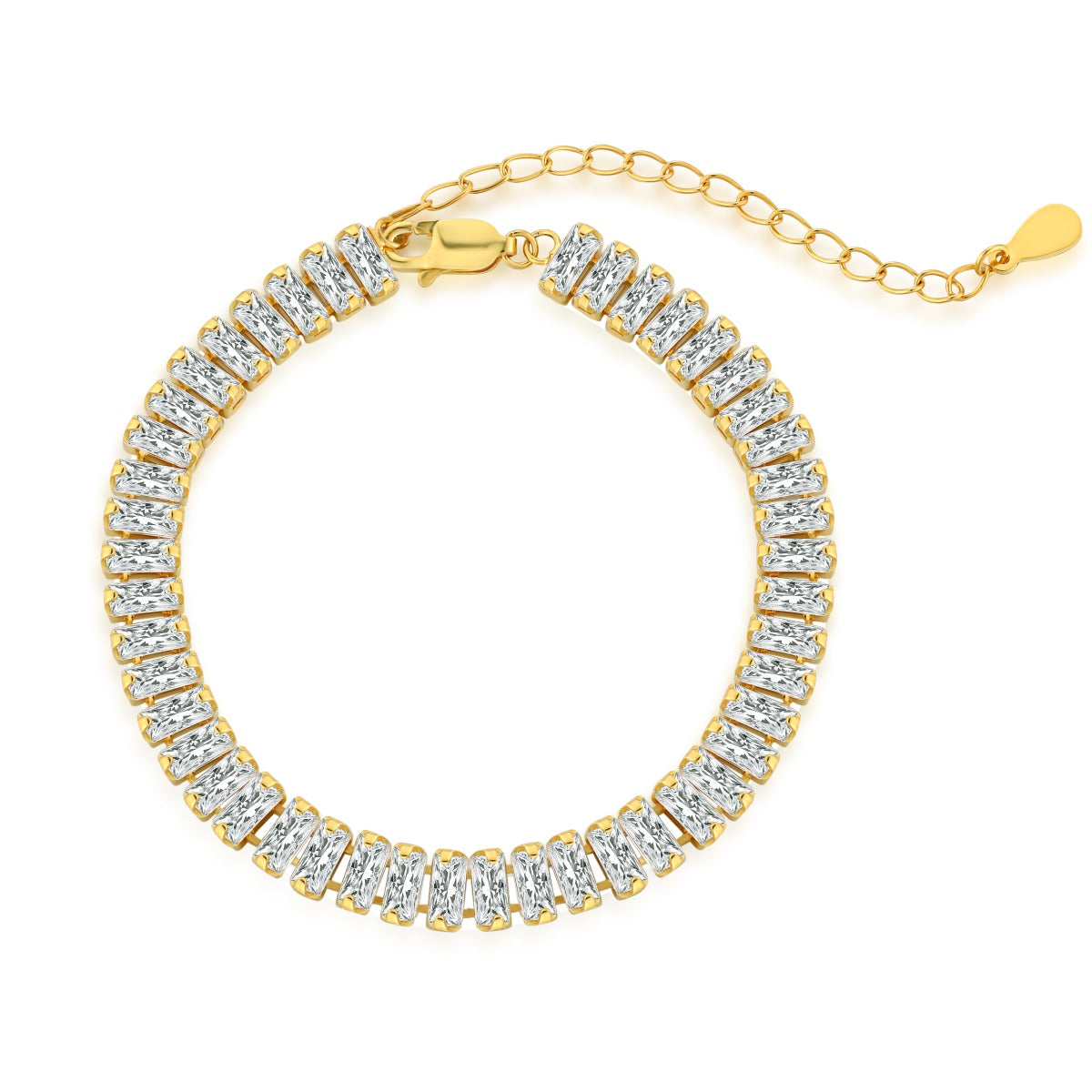 [Kincade Jewelrys]Exquisite Emerald Cut Daily Bracelet
