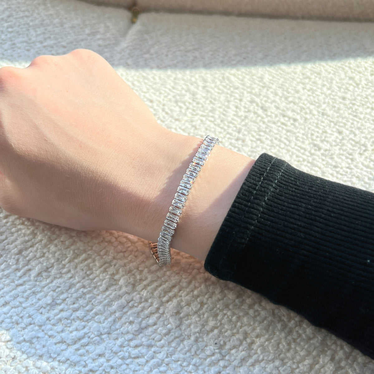 [Kincade Jewelrys]Exquisite Emerald Cut Daily Bracelet