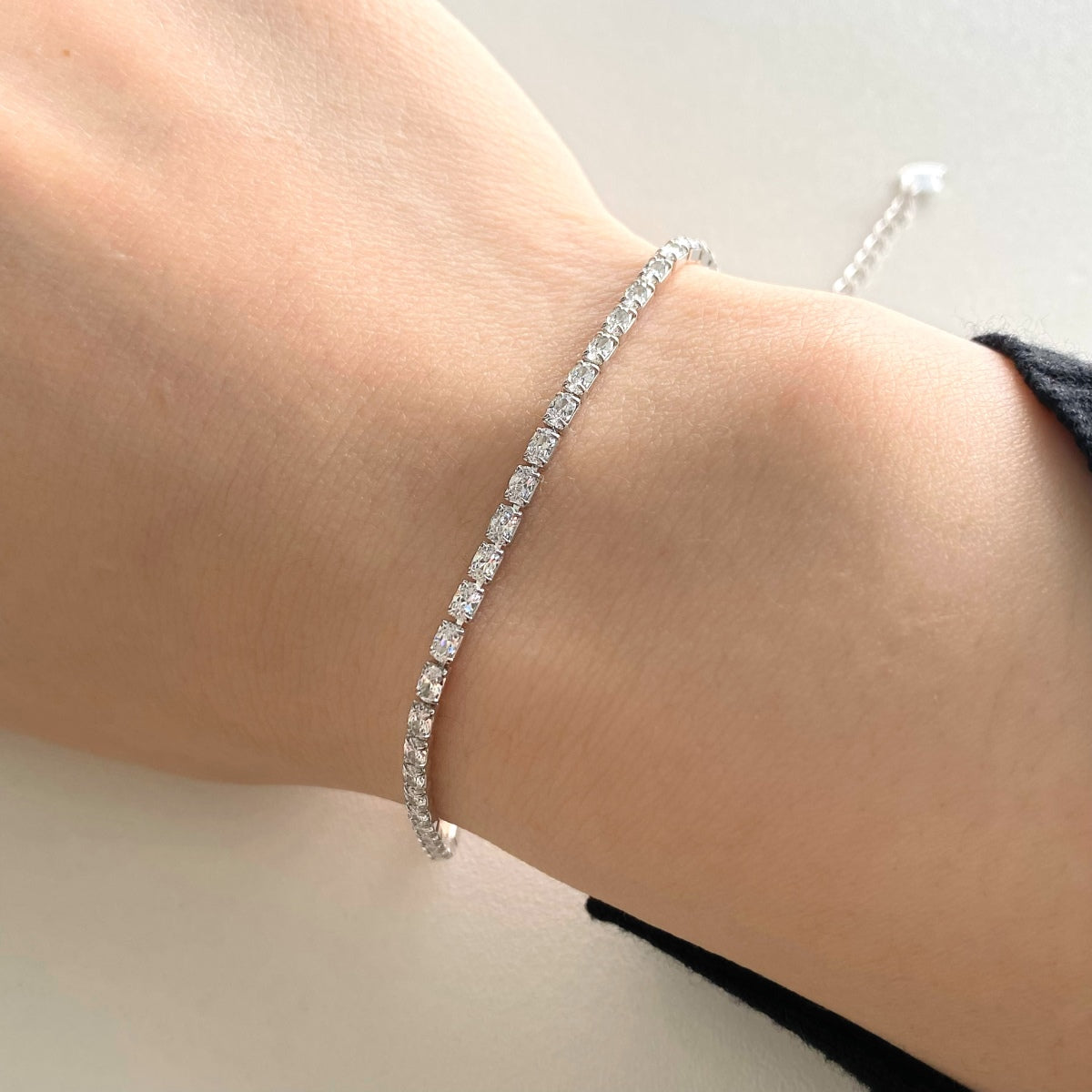 [Kincade Jewelrys]Elegant Emerald Cut Daily Bracelet