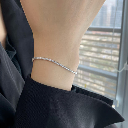 [Kincade Jewelrys]Elegant Emerald Cut Daily Bracelet