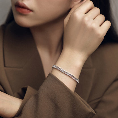 [Kincade Jewelrys]Exquisite Emerald Cut Daily Bracelet