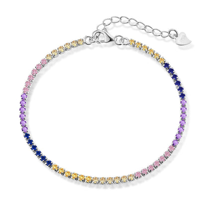 [Kincade Jewelrys]Radiant Shinning Princess Cut Tennis Bracelet