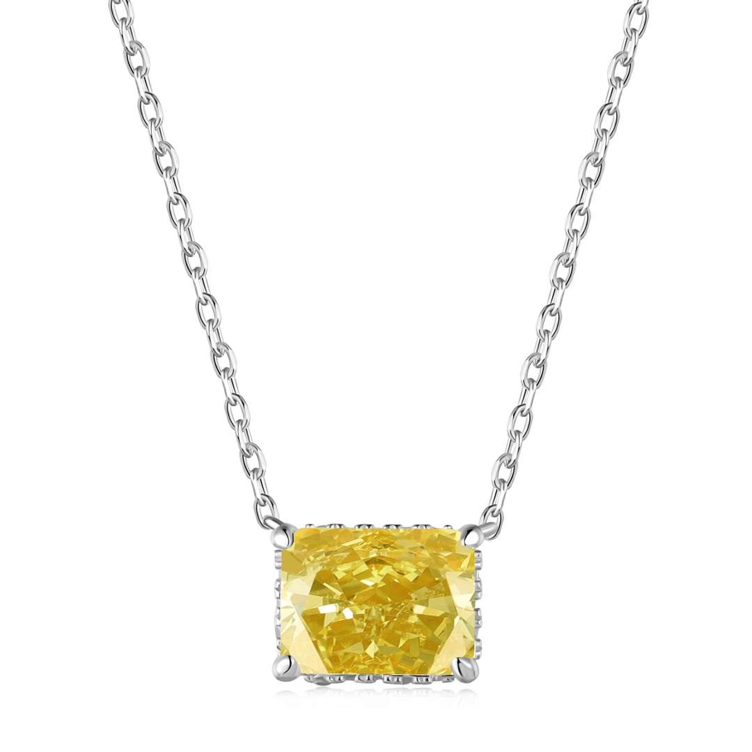 [Kincade Jewelrys]Luxurious Square Shape Colorful Necalack