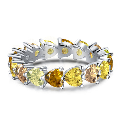 [Kincade Jewelrys]0.25 Carat Radiant Romance Heart Cut Lover Ring
