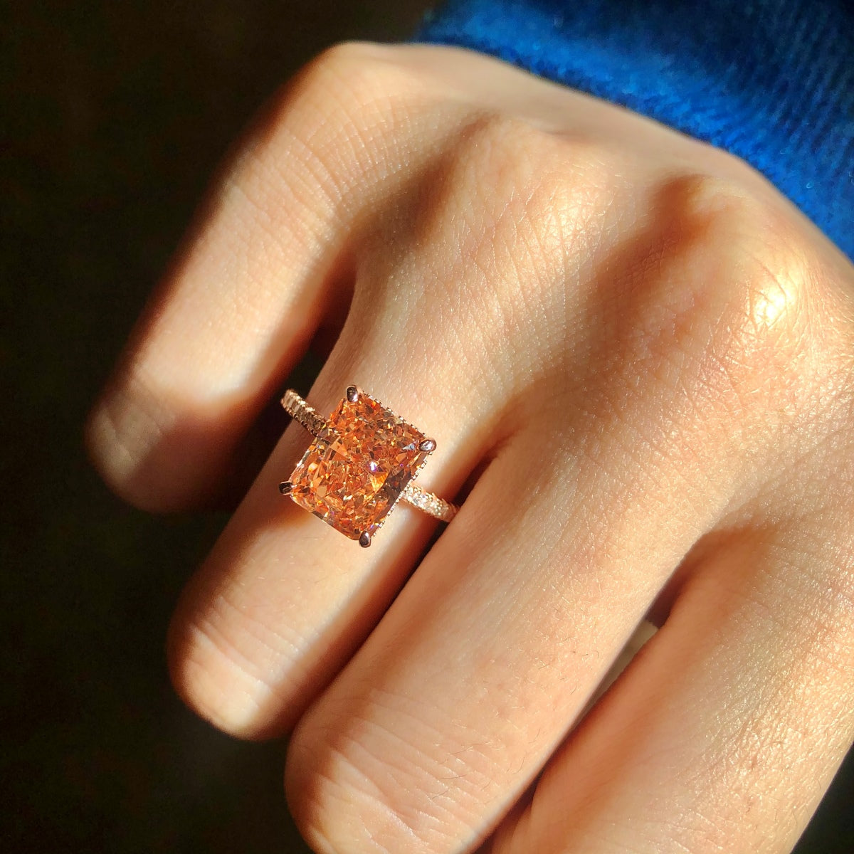 [Kincade Jewelrys]4.0 Carat Luxurious Engagement Ring