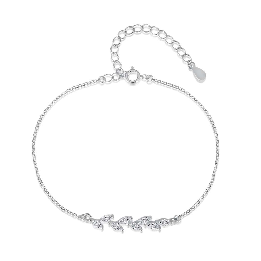 [Kincade Jewelrys]Elegant Wheat Leaves Shape Bracelet