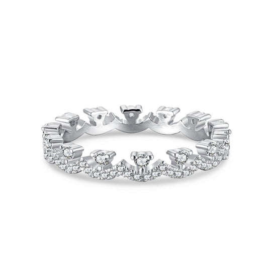 [Kincade Jewelrys]Elegant Resplendent Round Shape Party Ring