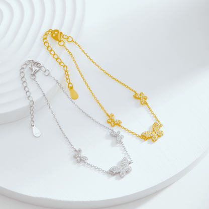 [Kincade Jewelrys]Delicate Butterfly Pendant Bracelet