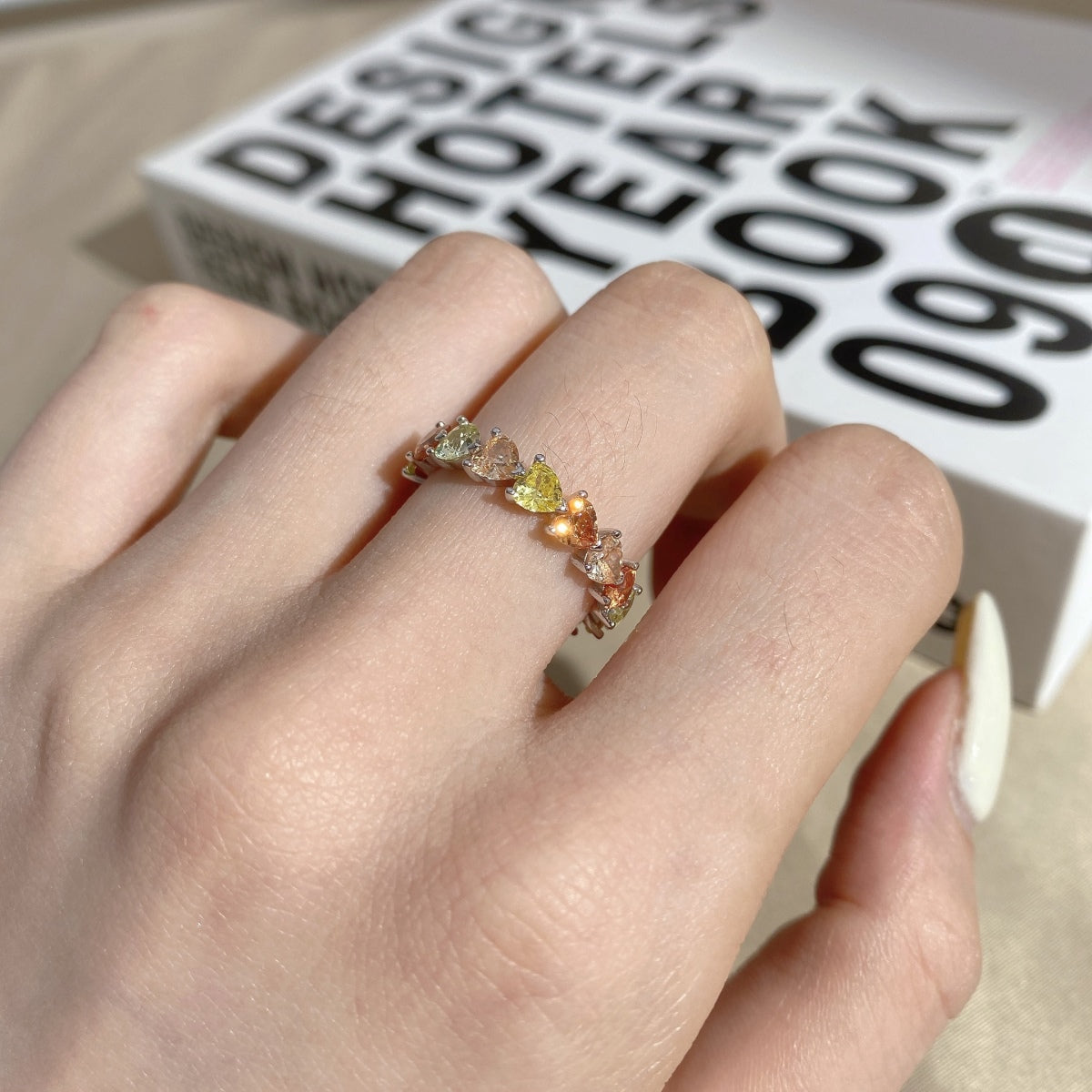 [Kincade Jewelrys]0.25 Carat Radiant Romance Heart Cut Lover Ring