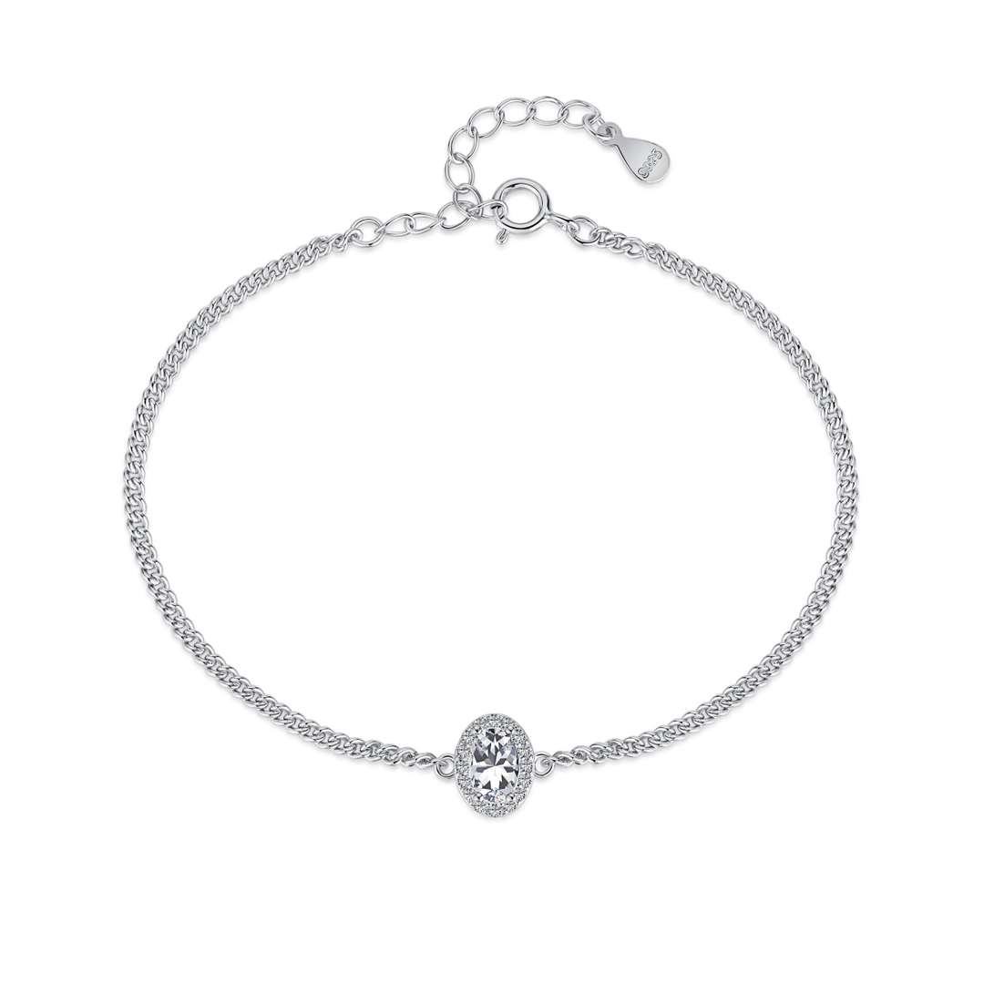 [Kincade Jewelrys]Exquisite Oval Shape Bracelet