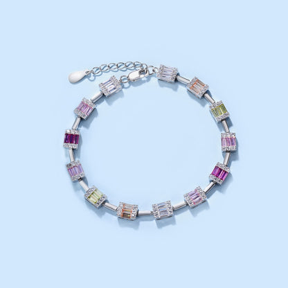 [Kincade Jewelrys]Dainty Charming Emerald Cut Daily Bracelet