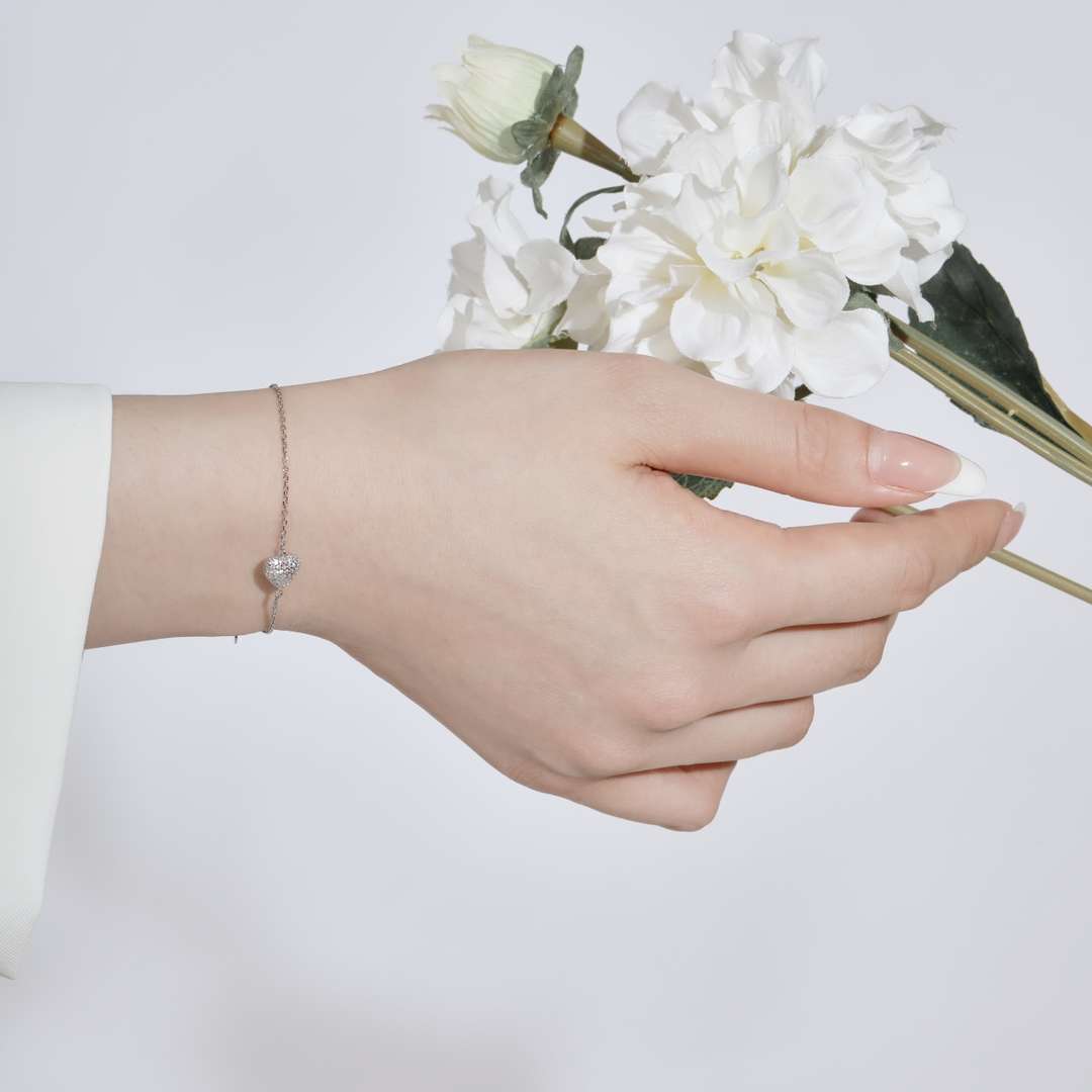 [Kincade Jewelrys]Heart-Shaped Gentle and Versatile Bracelet