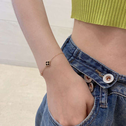 [Kincade Jewelrys]Delicate Four Leaf Clover Bracelet