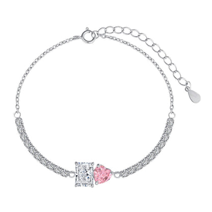[Kincade Jewelrys]Dazzling Unique Multi Shape Lover Bracelet