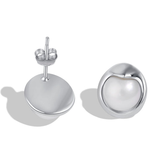 [Kincade Jewelrys]Dainty Bread Pearl Earrings