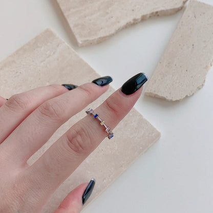 [Kincade Jewelrys]Unique Trapezoid Cut Daily Ring