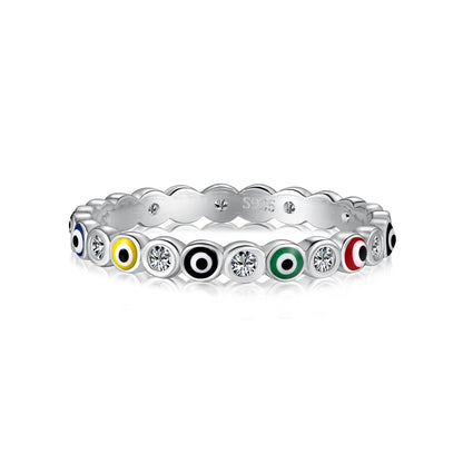 [Kincade Jewelrys]Sparkling Vibrant Round Shape Daily Ring