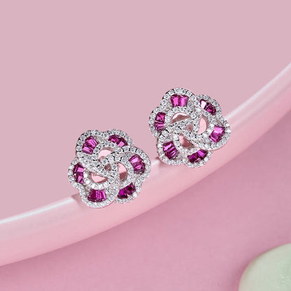 [Kincade Jewelrys]Exquisite Flower Shape Daily Earrings