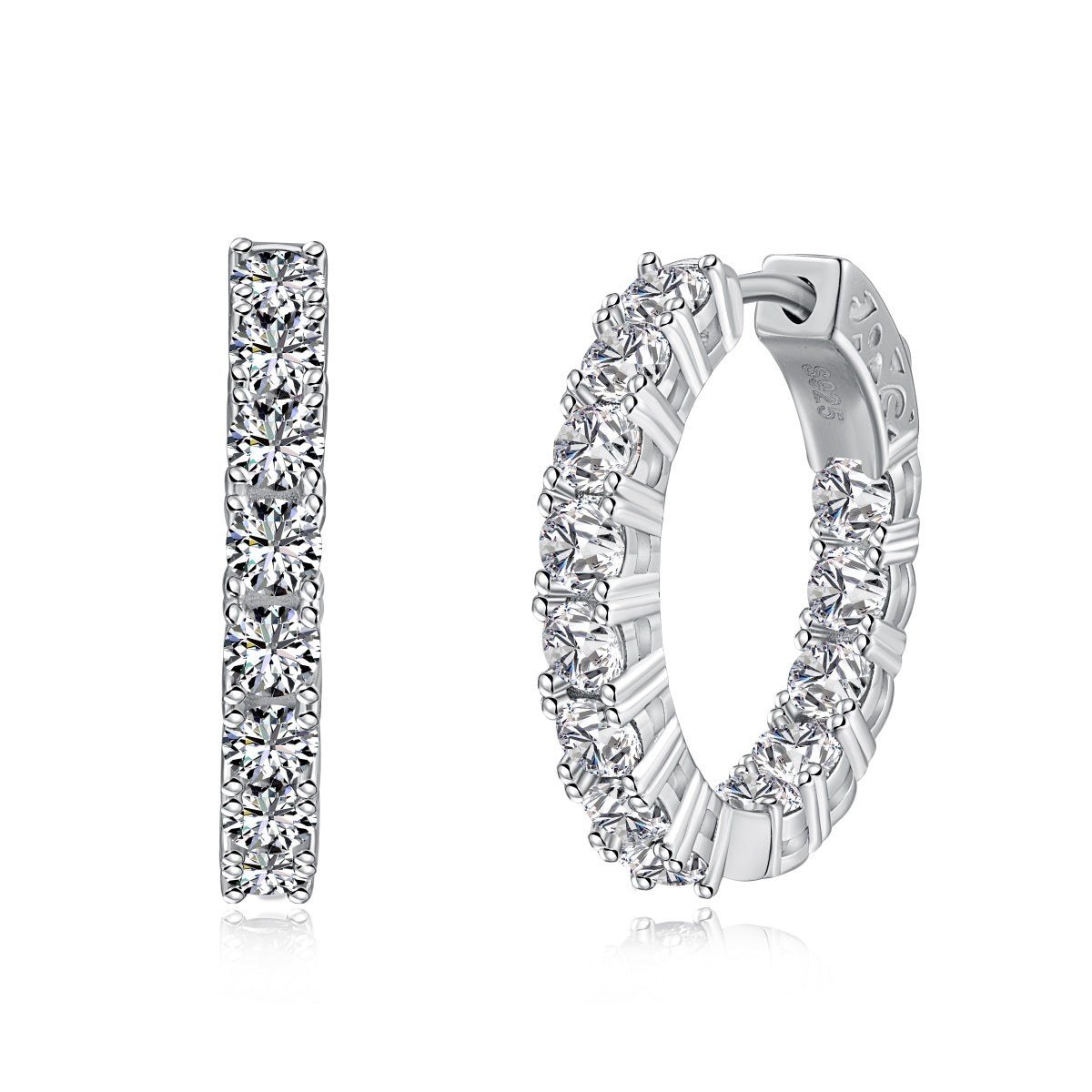 [Kincade Jewelrys]Unique Round Cut Daily Earrings