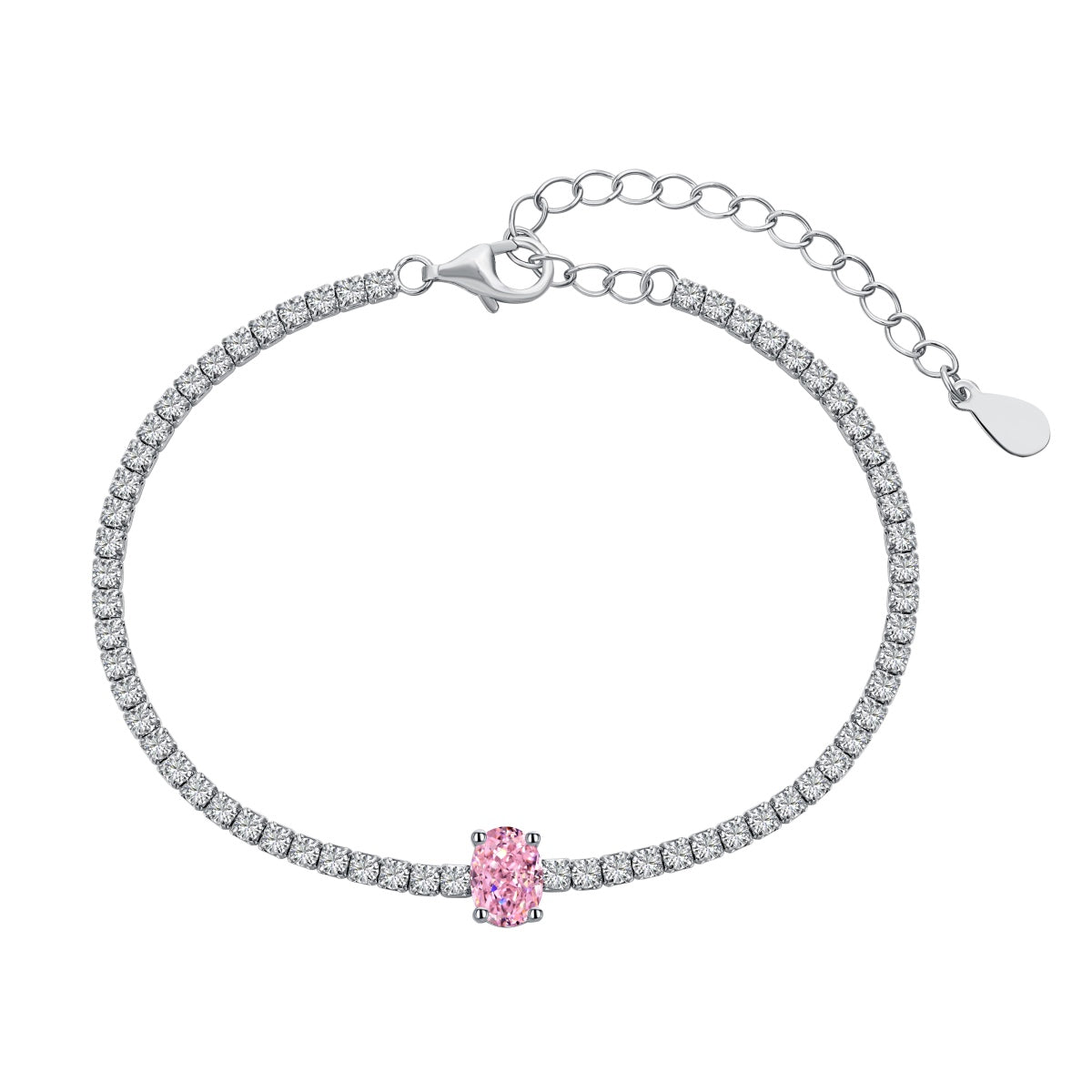 [Kincade Jewelrys]0.75 Carat Exquisite Oval Cut Daily Bracelet